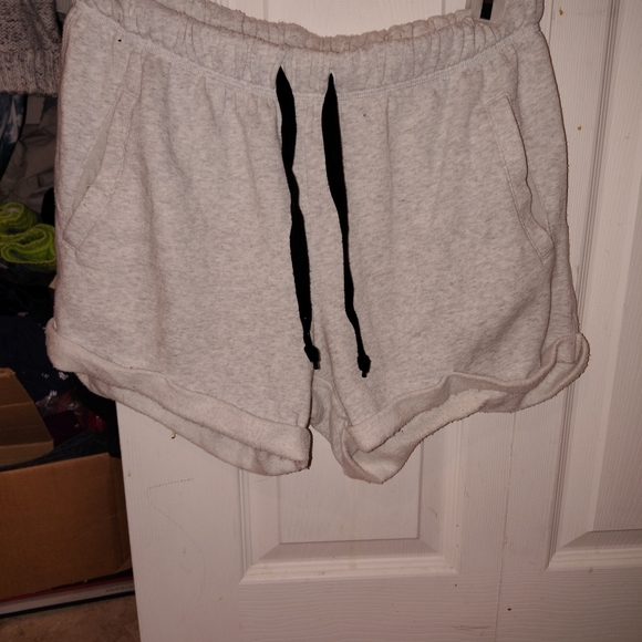 Cozy Gray Women's Shorts - Picture 2 of 5